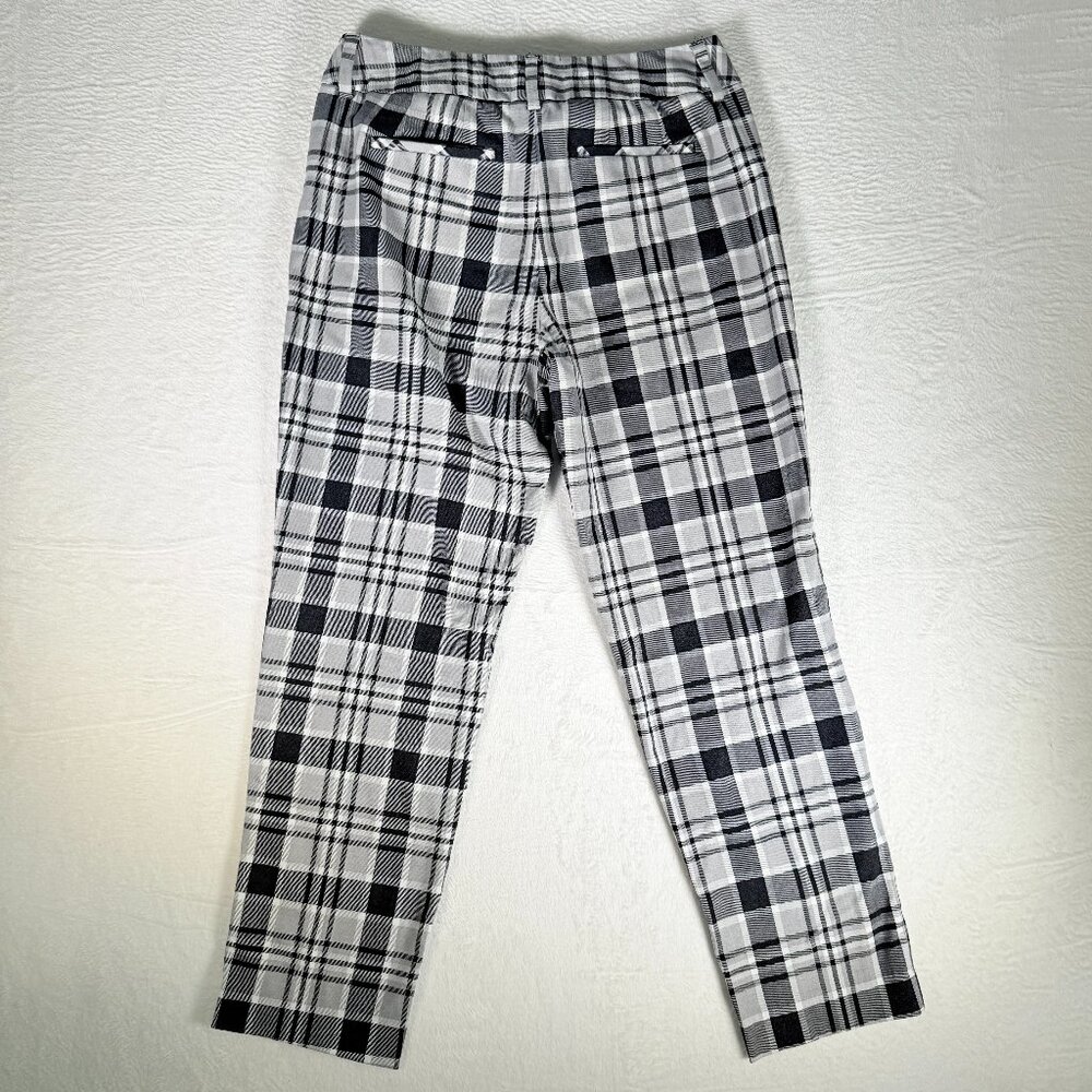 Land's End Classic Clothing Legendary Quality‎ Size 8, Slim Leg Plaid Pants